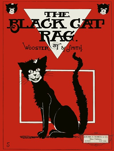 black cat rag cover