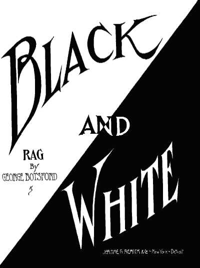 black and white rag cover