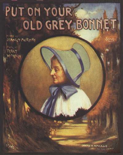 put on your old grey bonnet cover
