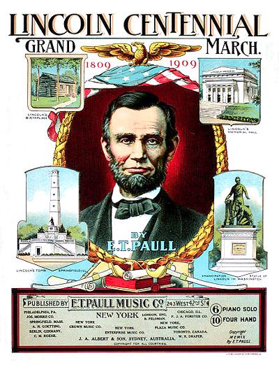 lincoln grand centennial march cover