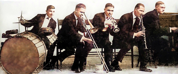 the original dixieland jazz band around 1918