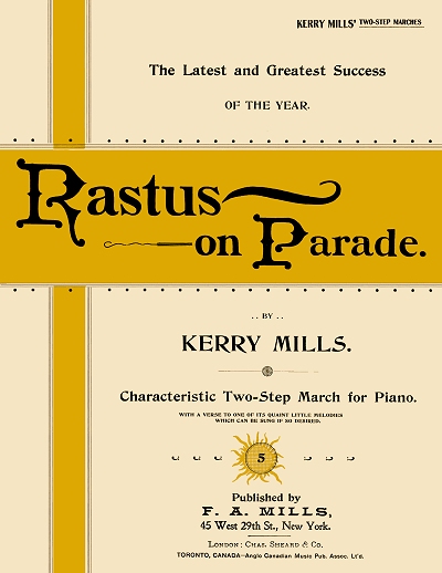 rastus on parade cover