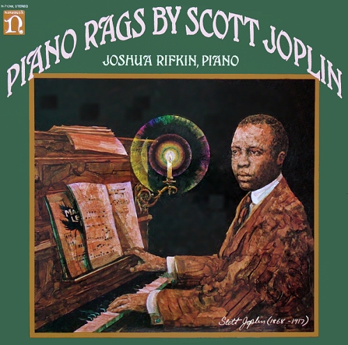 scott joplin piano rags played by joshua rifkin cover