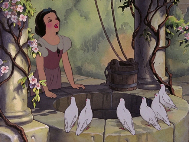 natwick drawn scene of snow white