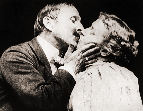 may irwin and john c rice in 'the kiss'