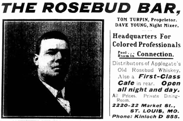 advertisement for the rosebud bar