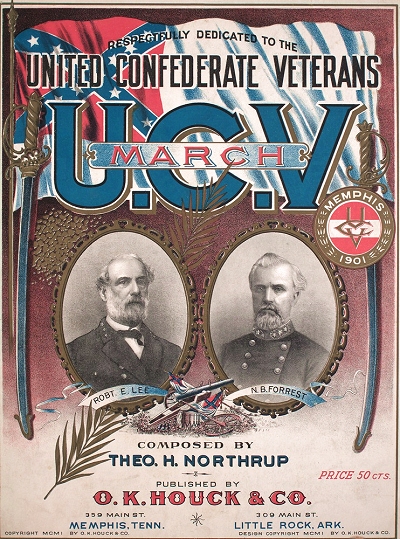 united confederate veterans march cover