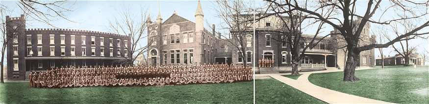 a panoramic shot of wentworth military academy