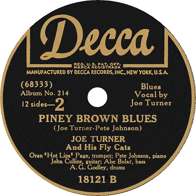 piney brown blues decca record