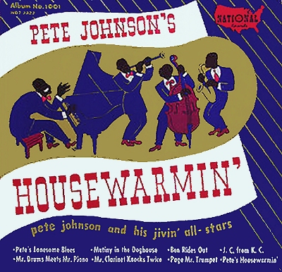 pete johnson's housewarmin' album cover